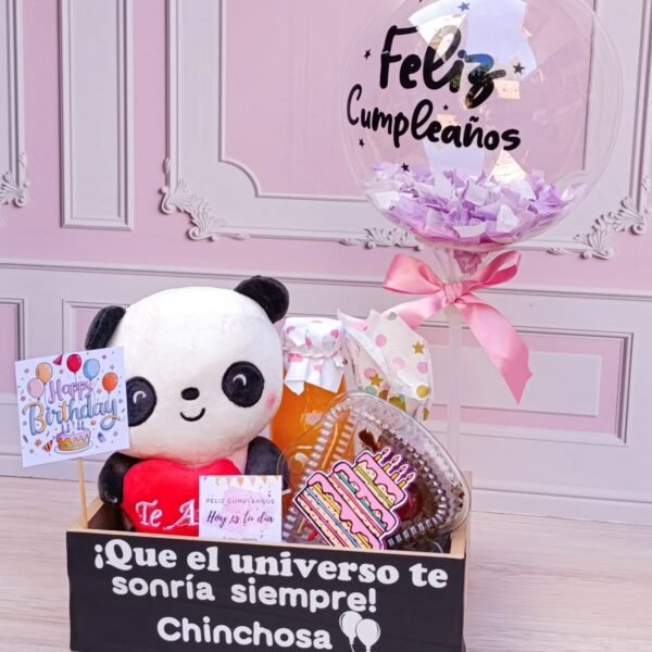 Box feliz cumple osito