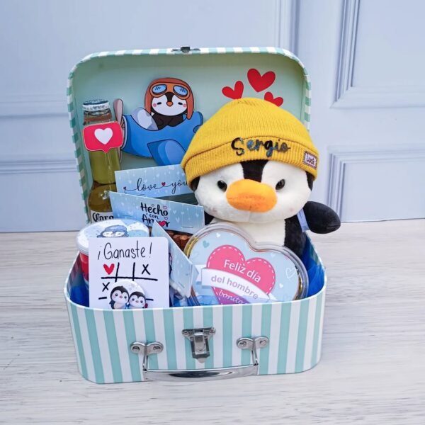 Box Pingüino “Amor que abriga” 🐧💙