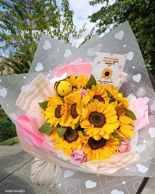 Ramo Girasol Eterno
